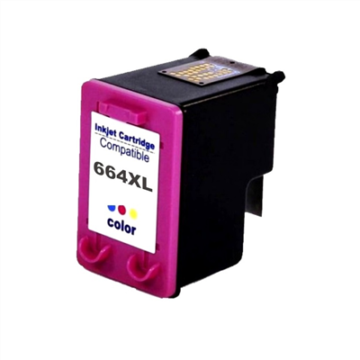 Cartucho de Tinta Compatvel HP 664 XL - Ink Advantage 1115, 2136, 3636, 4676 - Colorido